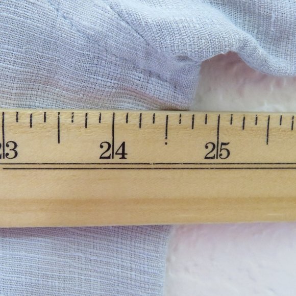 Tasso Elba* Men's Short‎ Sleeve Button Down Curved Hem Chest Pocket Shirt~ Large - Picture 6 of 10